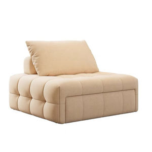 <span class=keywords><strong>Canapé</strong></span>-lit extensible de style japonais en <span class=keywords><strong>tissu</strong></span> crème, double usage, décontracté, inclinable, pour petit appartement, pliable et télescopique - Product Image 6