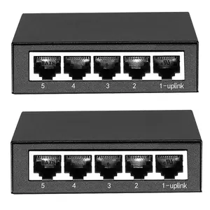 Hot Selling 5 Port Gigabit Ethernet Switch 10/100 / 1000Mbps Switch Ethernet RJ45 Port mini Ethernet Switch