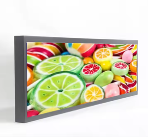 Kệ tiêu đề cạnh thanh Bảng điều chỉnh quảng cáo Màn hình dải màn hình Màn hình cảm ứng siêu rộng kéo dài loại thanh LCD hiển thị - Product Image 2