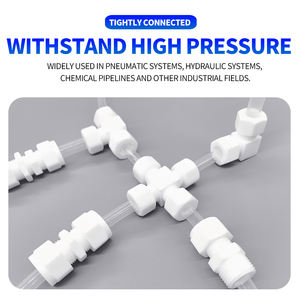 PTFE ข้อต่อท่อสามทางทนต่อสารเคมีโพลิเมอร์ประสิทธิภาพสูงจากโรงงาน PTFE - Product Image 6