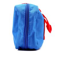 Fabrieksgecustomizeerde luxe moderne klassieke vierkante ademende ABS draagbare huisdier EHBO-rugzak honden EHBO-kit blauw