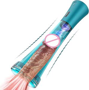 Automático eléctrico recargable hombre Stroker funda de silicona 3-Modo de succión bomba de pene erección entrenamiento masturbador - Product Image 1