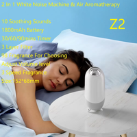 Diffuseur de Parfum 10 Sons Apaisants Naturels pour le Sommeil, Appareil de Thérapie contre l'Anxiété et l'Insomnie, Machine à Bruit Blanc pour Adultes, Aide au Sommeil Nocturne