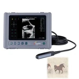 portable handle digital B ultrasound machine for animals cattle dog 8 inch LED screen medical equipment veterinary equipment