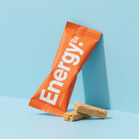 Emballages de barres imprimés personnalisés pour chocolat et barres énergétiques thermoscellage emballage de qualité alimentaire avec logo