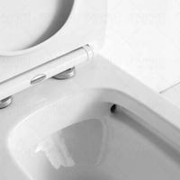 WC en céramique moderne et économique, résistant aux rayures, avec siphon en P et en S