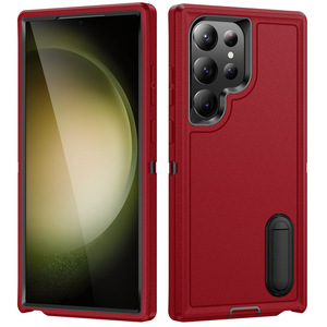 Kickstand Mobile Cover para <span class=keywords><strong>Samsung</strong></span> para Galaxy S25/S24/S23/S22 Ultra Plus A06/A16/A26/A36/A56/S25 Edge 10 Color PC Phone Case - Product Image 5