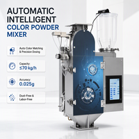 Mélangeur automatique de poudre colorée 70 kg/h, machine doseuse de pigments plastiques haute précision pour le moulage par injection, approvisionnement en vrac
