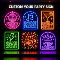 Enseignes néon personnalisées, lettres néon personnalisées, enseignes néon LED RGB à intensité variable pour la décoration murale, logo d'entreprise, nom