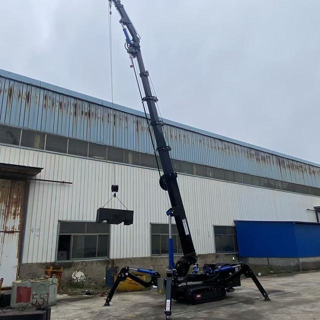 Multi-section Telescopic Boom 9m Working Radius 10m Lifting Height Fully Hydraulic System for High Low Lifting Operations