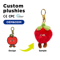 Peluche de fruits personnalisée OEM ODM, peluches alimentaires sur mesure pour cadeau promotionnel