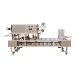 Automatic continuous sealing packaging machine instant vegetable food controlled atmosphere carton sealing machine