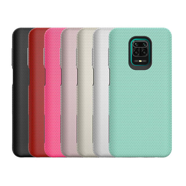 For Xiaomi Redmi Note 9 Pro Max Candy Color TPU PC 2 in 1 Simple Cover Phone Case for Xiaomi Redmi Note 10 Case Fundas