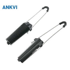 Pince de tension à coin PA500 pour câble de descente FTTH ADSS, ancrage 6-9mm, nylon SS201 - Product Image 1