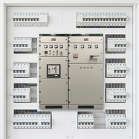 Armoire de distribution basse tension MNS avec panneau de compensation de puissance, coffret électrique en acier IP40 ignifuge