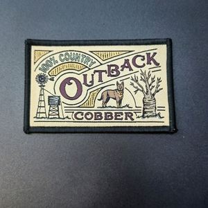 High Quality Custom Embroidery Garment <b>Badge</b> Iron on Woven Clothes Patches for Clothing - Product Image 2