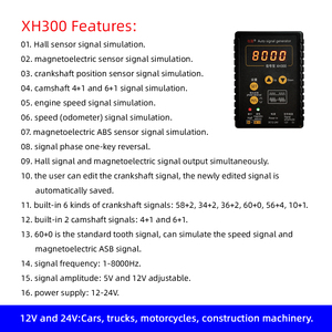 AM-XH300 ô tô tín hiệu simultor Máy phát điện cho CKP tín hiệu xe tốc độ động cơ hội trường cảm biến trục cam solenoid VALE - Product Image 5