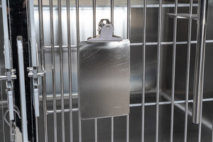 Longermay vétérinaire haute résistance acrylique pompage conseil conception <span class=keywords><strong>Pet</strong></span> chat chien Cage en acier inoxydable - Product Image 4