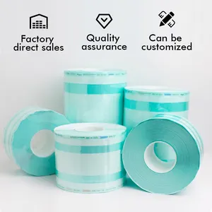 High Quality Medical Device Packing Sterilization Gusseted Paper Reel Pouches