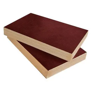 红棕色覆膜胶合板模板建筑E0 E1标准