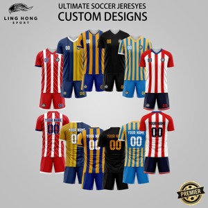 Servicio OEM de Camisetas de Fútbol, Conjuntos de Verano, Camisetas de Fútbol Retro Personalizadas al por Mayor, Impresas por Sublimación, Transpirables y de Secado Rápido - Product Image 2