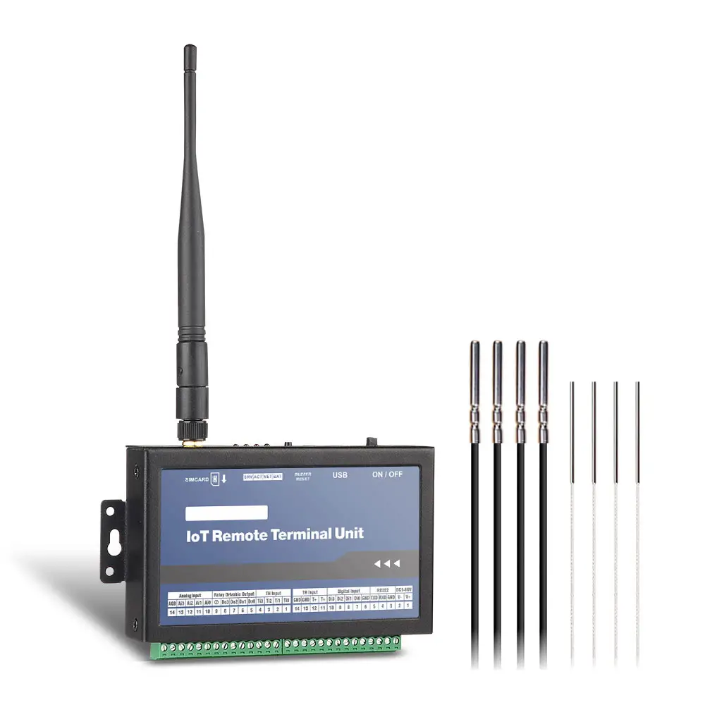 3G Gsm Sms Gprs Wifi Dữ Liệu Báo Động Logger Nhiệt Độ Độ Ẩm DS18B20 AM2301 Am2305 Cảm Biến