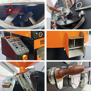 Mới được nâng cấp phiên bản tự động thông minh Cà phê rang xay 6kg đầy đủ tự động hạt cà phê rang máy đôi tường trống - Product Image 5