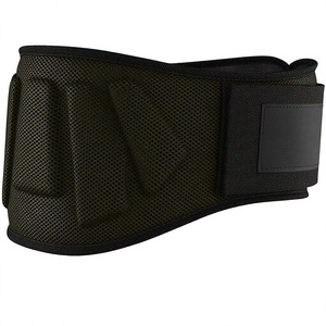 Cinturón de levantamiento de pesas contorneado de 6 pulgadas con hebilla de bloqueo automático, soporte transpirable de nailon para sentadillas, peso muerto, levantamiento de potencia, para hombres y mujeres, gimnasio - Product Image 1
