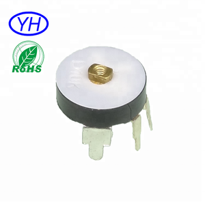 R167N D1 carbon film from 5 pins 16mm linear 10k potentiometer swivel for cheap - Product Image 2