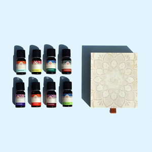 Set di Oli Essenziali Aromatici Naturali Puri al 100% OEM, Olio per Massaggi, Fragranza per Sonno e <span class=keywords><strong>Spa</strong></span>, Flacone da 10ml, Olio Organico di Rosa, Tè e Eucalipto - Product Image 2