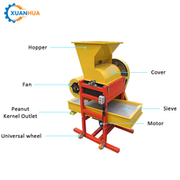 Machine à décortiquer les pistaches et les graines de citrouille avec moteur 2,2 kW, capacité de 300-400 kg/h