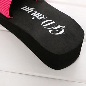 موضة جديدة الصيف منصة مرنة الشاطئ الخارجي الشرائح الصنادل هلام الأزياء إسفين السيدات الصنادل - Product Image 5