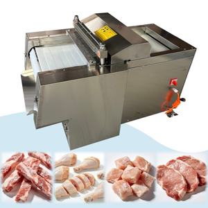 Súper Rendimiento 	 Máquina Cortadora de Carne 	 Máquina para Cortar Filetes de Carne Congelada de Res, <span class=keywords><strong>Pollo</strong></span> y Pescado 	 Máquina Cortadora de Carne de Cabra en Cubos, para Pescado - Product Image 2