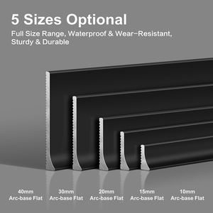 Rodapié Moderno de Aleación de Aluminio Empotrado Oculto Tipo Yeso Universal <span class=keywords><strong>para</strong></span> <span class=keywords><strong>Esquinas</strong></span> de Pared de Hotel - Product Image 2