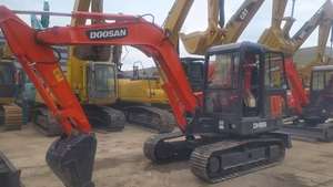 Mini-pelle hydraulique DOOSAN DH55 d'occasion 5 tonnes en excellent état Moteur de pelle sur chenilles Boîte de vitesse Roulement de la pompe Vente avec garantie 1 an - Product Image 3