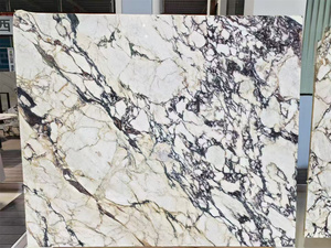 Dalle de marbre moderne <span class=keywords><strong>italienne</strong></span> Calacatta Viola, prix au pied carré, panneau mural en marbre Calcutta Viola pour la décoration de <span class=keywords><strong>douche</strong></span> - Product Image 4