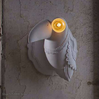 Botimi — applique murale nordique moderne en résine à la forme d'un oiseau, Luminaire décoratif d'intérieur, idéal pour un salon, une chambre à coucher ou une chambre à coucher