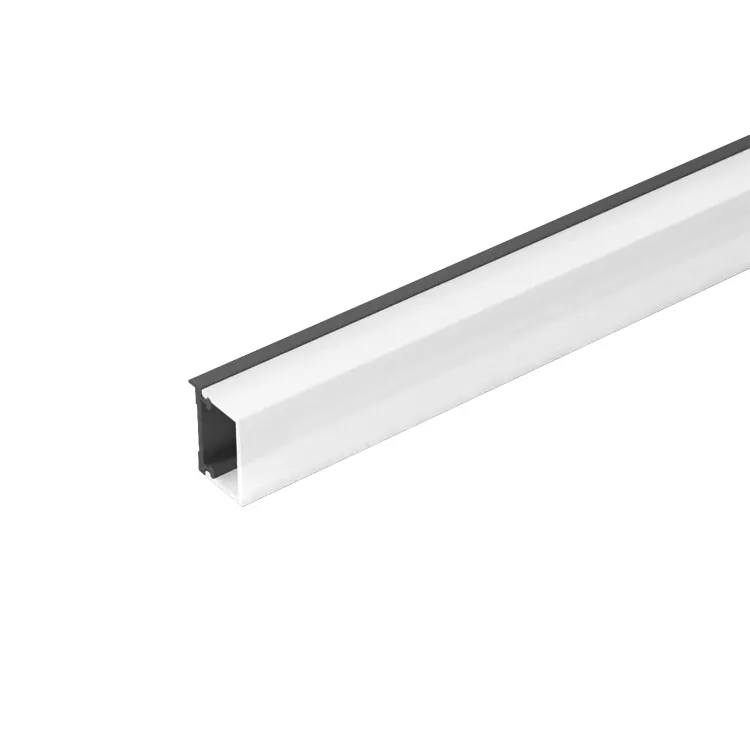 Profilé de lumière linéaire Double face, profilé en aluminium led, canal de lumière pour armoire