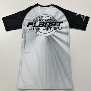 Men's 2-Piece MMA Fight Set <b>Short</b> Sleeve Rashguard Flatlock Stitching Elastic Waist <b>Shorts</b> for MMA Kickboxing - Product Image 3