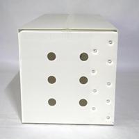 Boîte à fleurs en PP ondulé ventilée, écologique et réutilisable, avec logo personnalisé, étanche, pour l'exportation de fleurs fraîches en gros