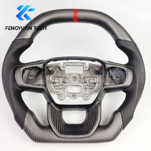 Volant de voiture personnalisé en fibre de carbone pour Ford Ranger Raptor GT F150 Mondeo Fiesta T7 Kuga Focus RS <span class=keywords><strong>ST</strong></span> MK3 MK4 <span class=keywords><strong>Escort</strong></span> 2023 2019 - Product Image 6
