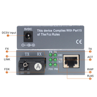 Convertisseur de média fibre optique 10/100M HTB-3100 Netlink 25km AB