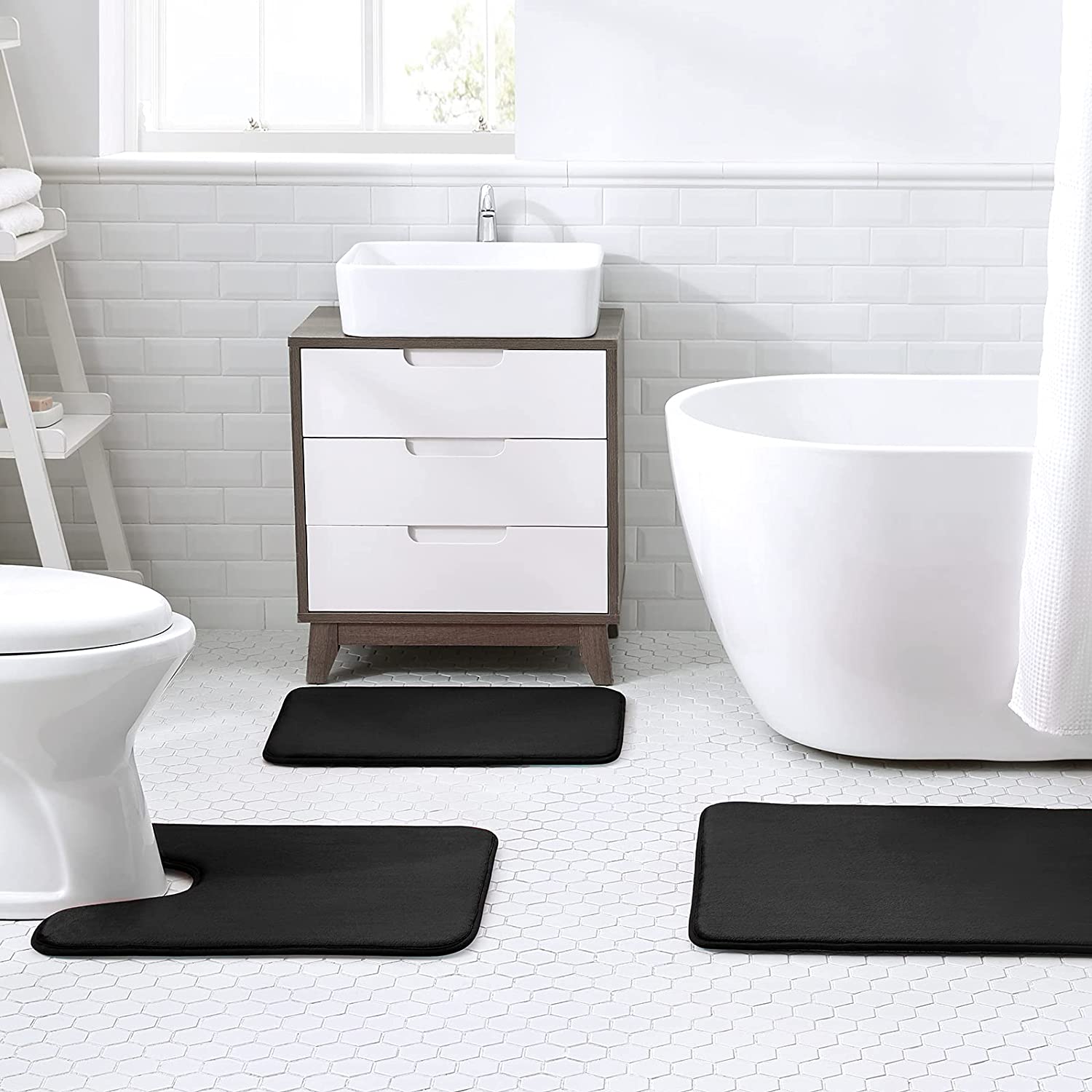 Super Floor Mat quick absorb Bath Rugs bathroom non-slip Absorbent Bathroom bathroom mats 3 piece rugs set