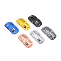 Mouse Gaming Mini OEM BT5.2 Dual Mode 2.4G 3D Hitam Transparan Ergonomis Backlit USB Silent Home Rechargeable Wireless Stock