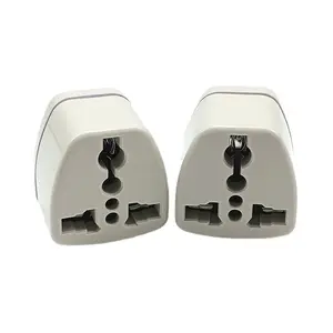 Universal portable 3 flat pin conversion plug socket travel adapter 10A 250V