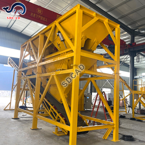 Centrale à <span class=keywords><strong>béton</strong></span> sec 60m3/h avec système d'alimentation à trémie unique pour les petits et moyens chantiers de construction - Product Image 2
