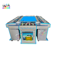 Qianmen chinois fabrication originale grande remise 55 pouces écran 8 joueurs blanc poisson Table poisson chasse jeu de tir Machine