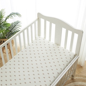 Muslin <span class=keywords><strong>Crib</strong></span> Sheets đối với cô gái và chàng trai, cotton trung tính được trang bị bé <span class=keywords><strong>Crib</strong></span> tấm cho tiêu chuẩn nôi nệm - Product Image 4