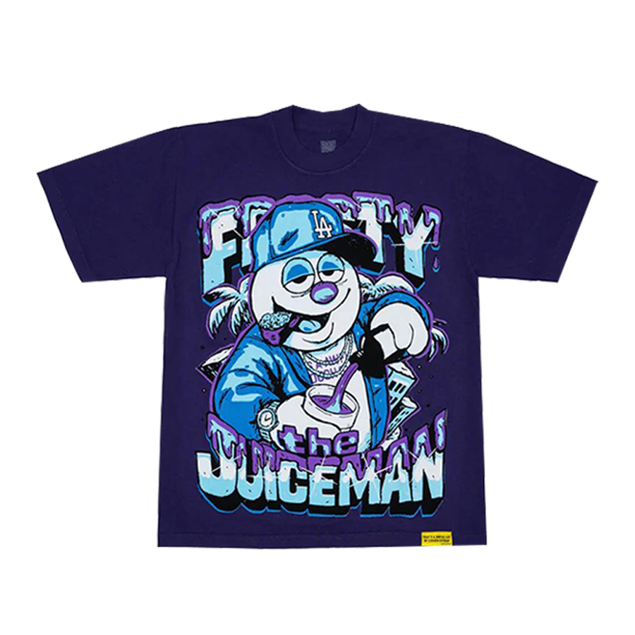 Camiseta Morada de Frosty, El Hombre del Jugo