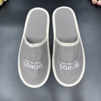 Chaussons d'hôtel jetables en lin de qualité supérieure, fermés, doux, 29*11,5 cm, tailles personnalisées, antidérapants, écologiques, pour les clients